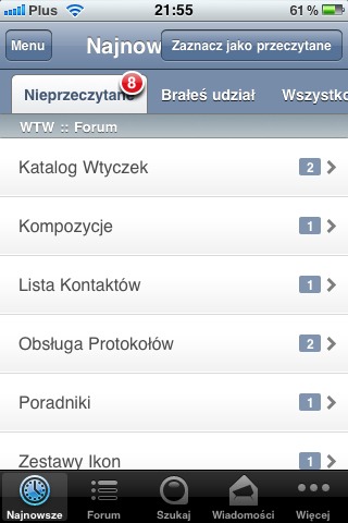 Forum na Tapatalk